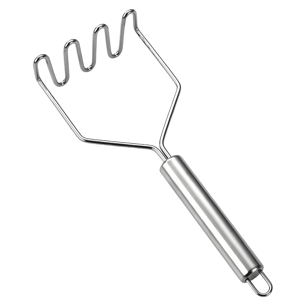 Amassador de Batata Inox Amassador Espremedor Legumes Feijão Cabo Reforçado Aço Inoxidável em Oferta na Shopee