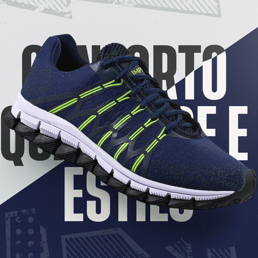 Tênis Esportivo Masculino Advent Estiloso Confortável Moderno Treino Academia Corrida 34 Ao 45