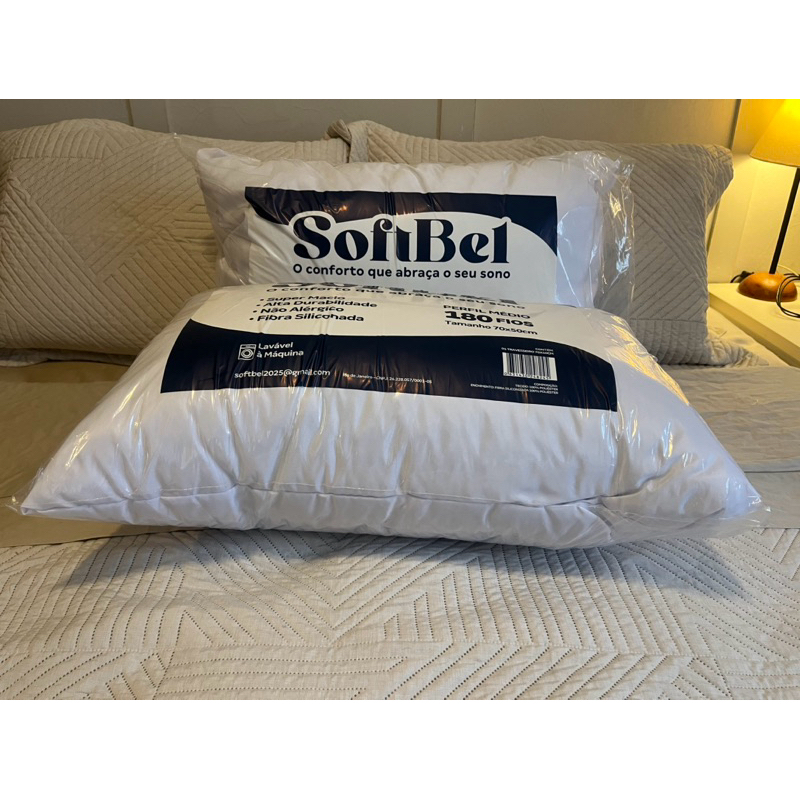 Travesseiro 180 fios 600gramas