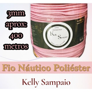 Fio Náutico  Premium 100% Poliester 500g Crochê, Macramê, Bolsas, Tapetes e Artesanato em Oferta na Shopee