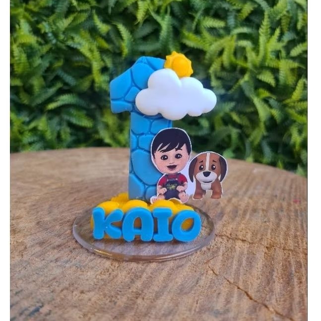 VELA PERSONALIZADA BENTO E TOTÓ COM PAVIO!