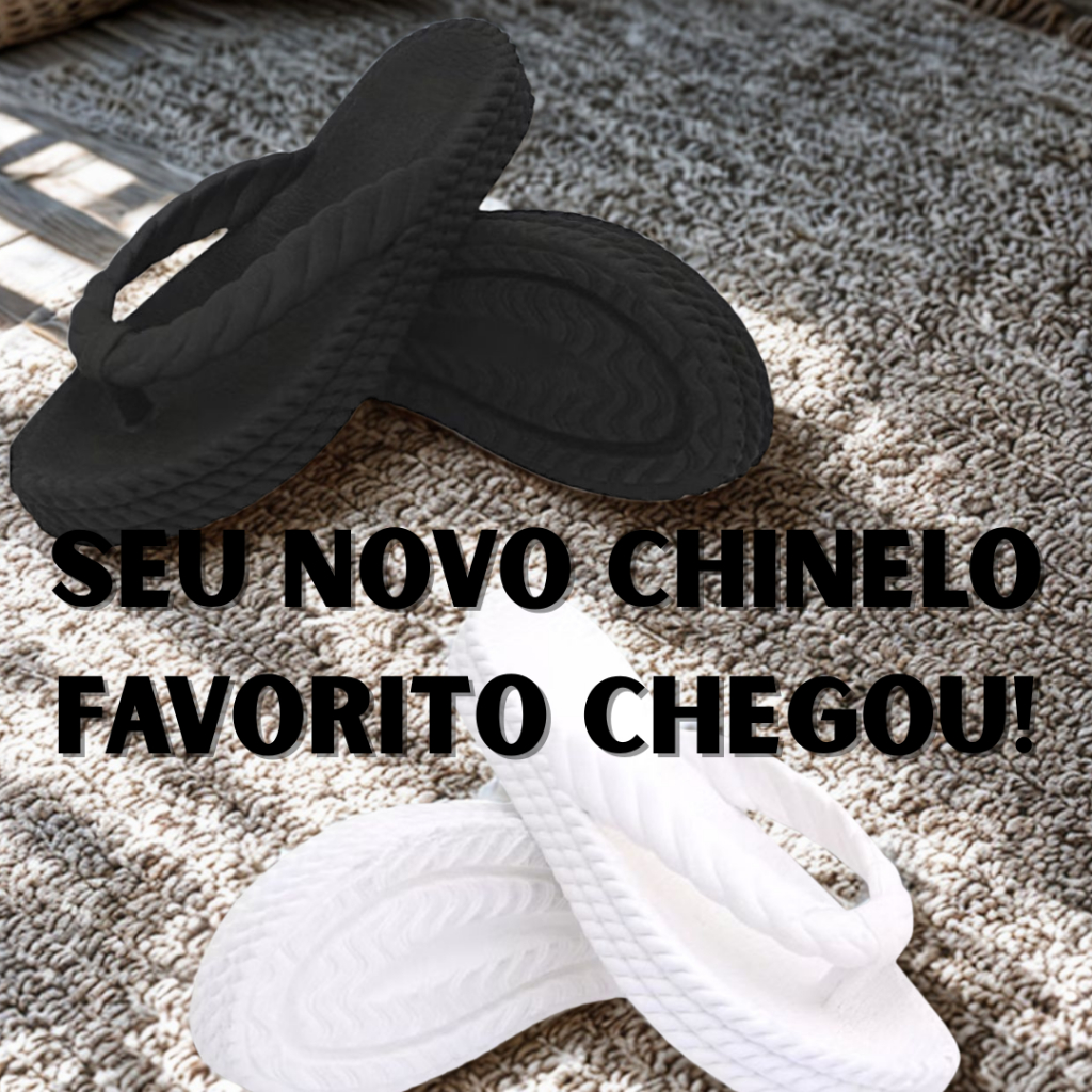 Chinelo Feminino Plataforma Trançado 3 Tiras Confortável Antiderrapante Anatômico Praia e Piscina