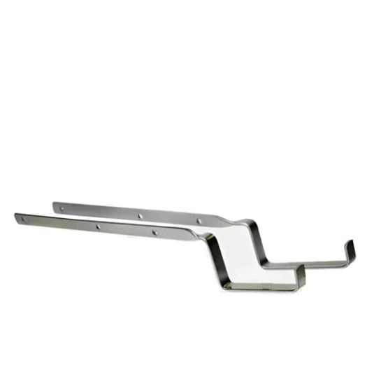 Kit C/3 Suporte Para Calha Chuva Zincado 250mm Fundo 9cm em Oferta na Shopee