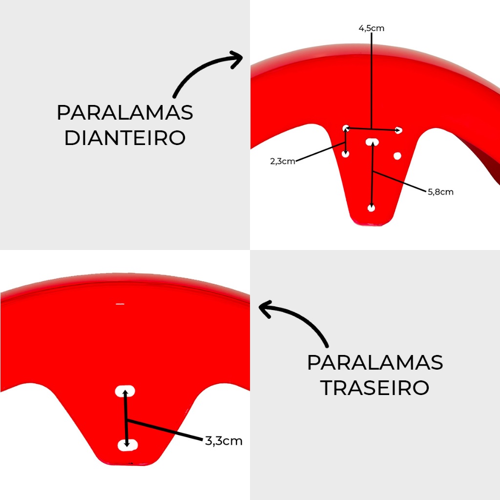 Detalhes do Par De Paralamas para Scooter Elétrica X7 e X8 Wehawk - PRODUTO OFICIAL