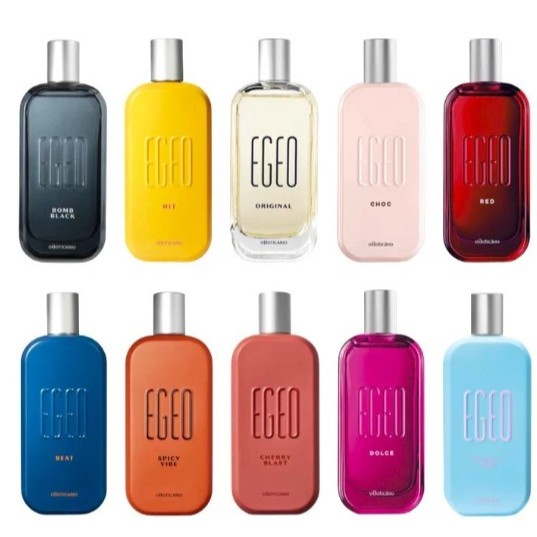 Egeo Colônia 90ml (oBoticário) Beat,Choc,Melancia,Banana,Hit,Blue,Dolce Colors,Pina Blast e mais