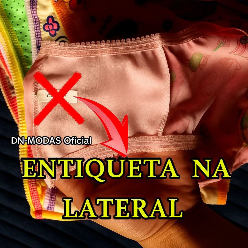 Calcinha Ínfantil 5-10 Unidades Para O Dia A Dia Estampada Reforçada