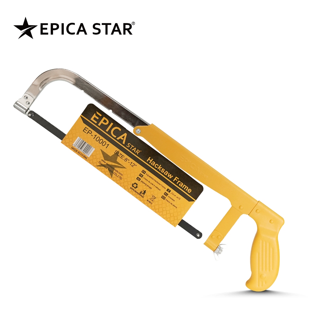 Serra de Arco 8-12" 24T – Corte Ferro, Madeira, PVC | Profissional Ajustável em Oferta na Shopee