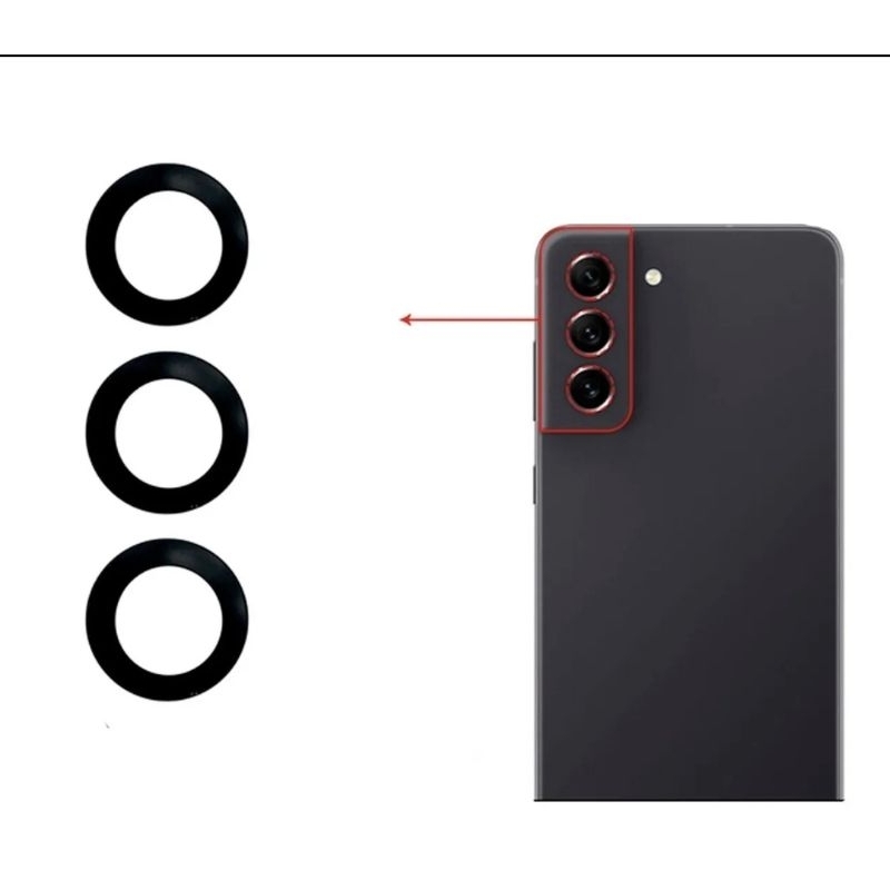 KIT VIDRO LENTE DA CAMERA GALAXY S21 FE