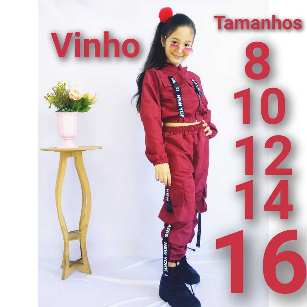 conjunto infantil juvenil menina feminino tactel blogueira escola em Oferta na Shopee