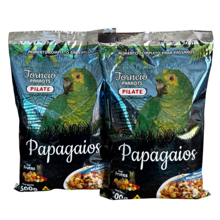 Ração Papagaio com Frutas - 500g (Sementes Selecionadas e Nutritivas) Val. 10/02/27 em Oferta na Shopee