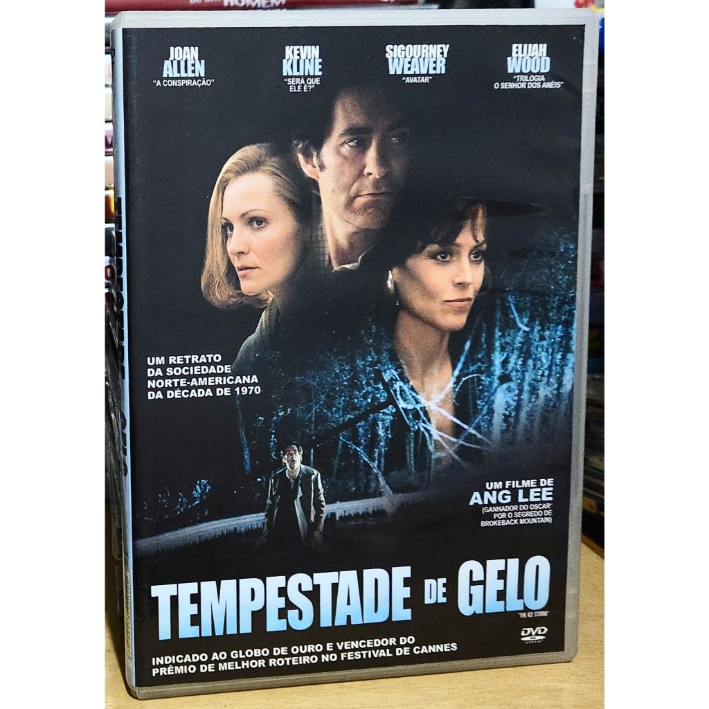 DVD Tempestade de Gelo - Sigourney Weaver, Elijah Wood (Original Seminovo)