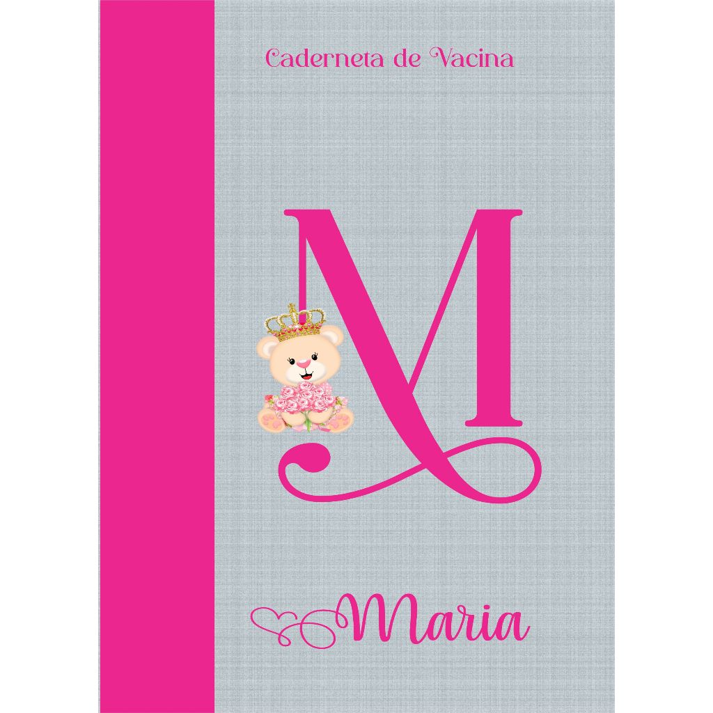 CADERNETA DE VACINAÇÃO + CARTÃO DO SUS (ATUALIZADA + NOME + CAPA DURA)