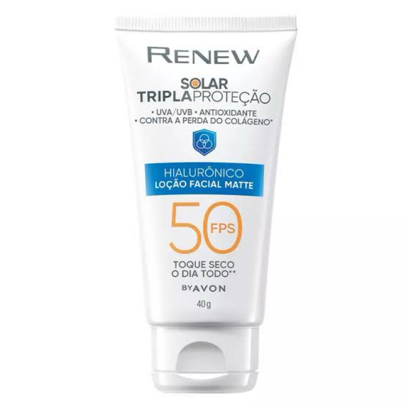 Protetor Solar Renew FPS50 Sem Cor 40g