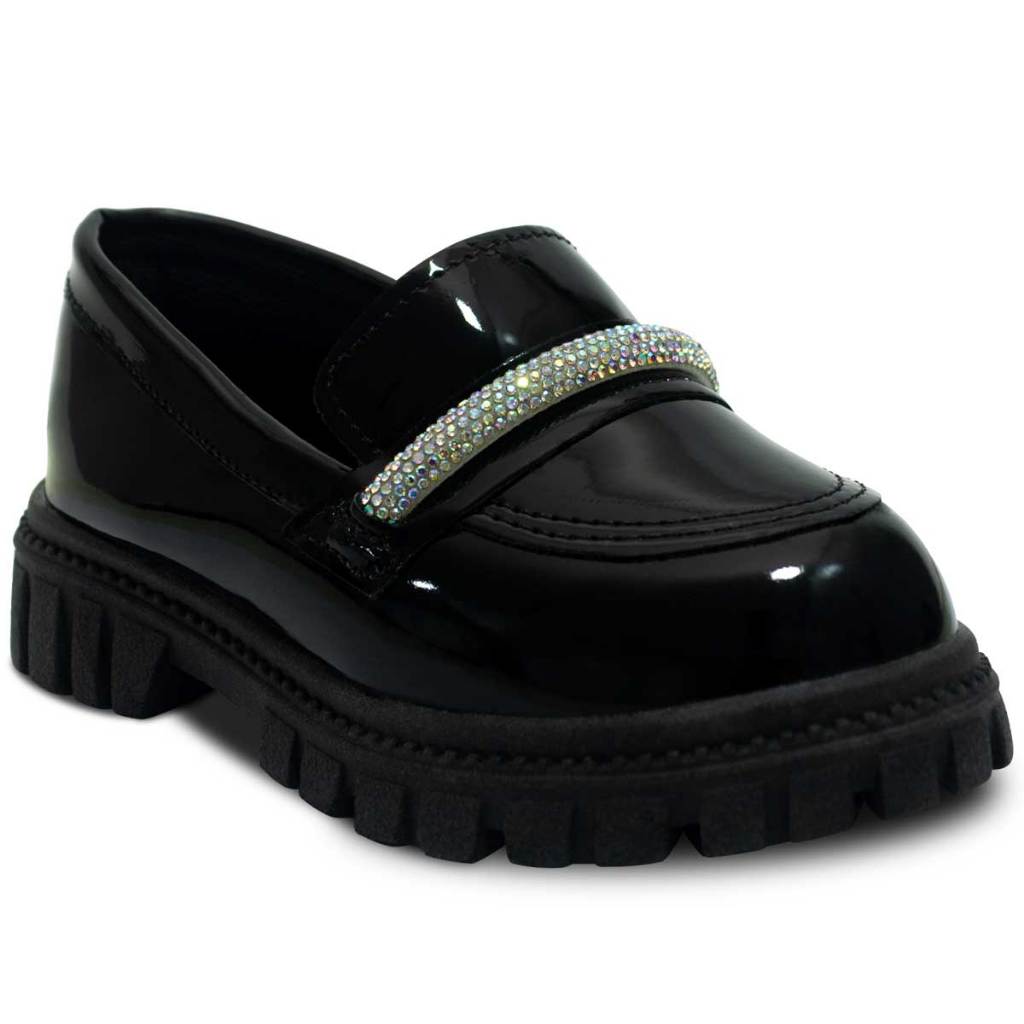 Mocassim Infantil Menina 22 Ao 27 Sapato Tratorado 23.01i em Oferta na Shopee