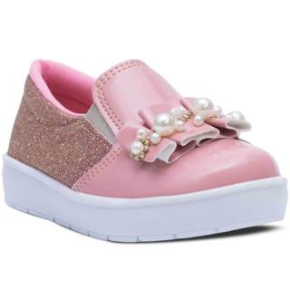 Tênis Slip On Infantil Menina Calce Fácil Moda Casual 11.57 em Oferta na Shopee