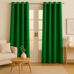 Cortina Roma Para Sala e Quarto Com Ilhós Em Tecido Oxford