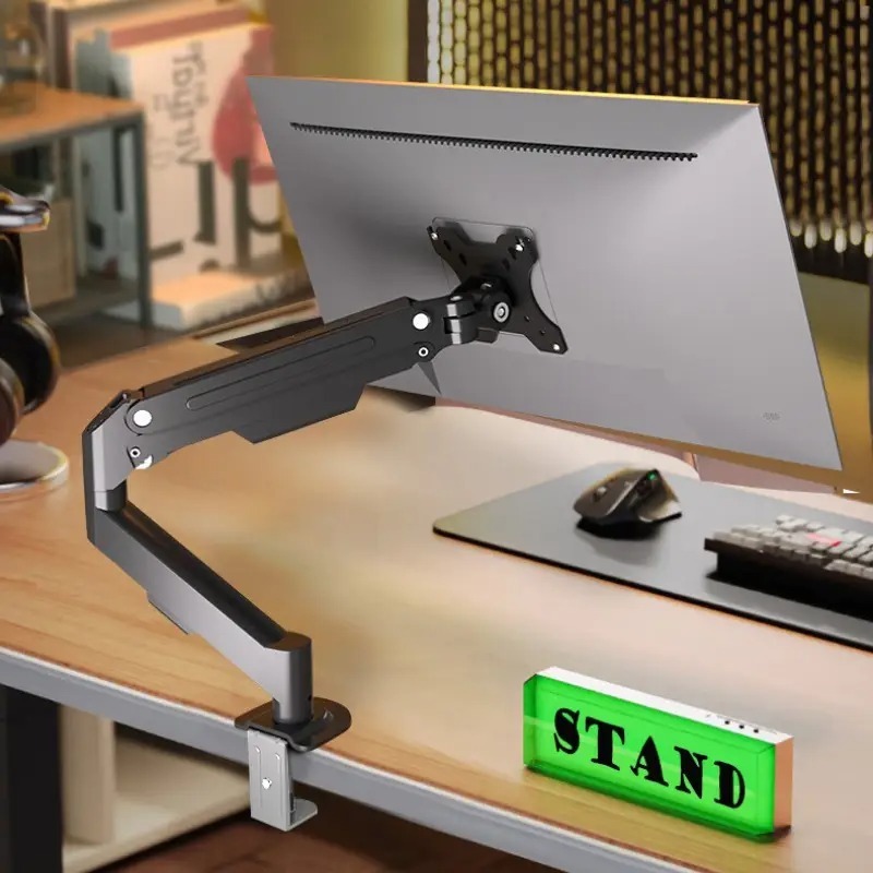Suporte de Monitor Articulado Único para Telas LCD Braço Ajustável até 32kg