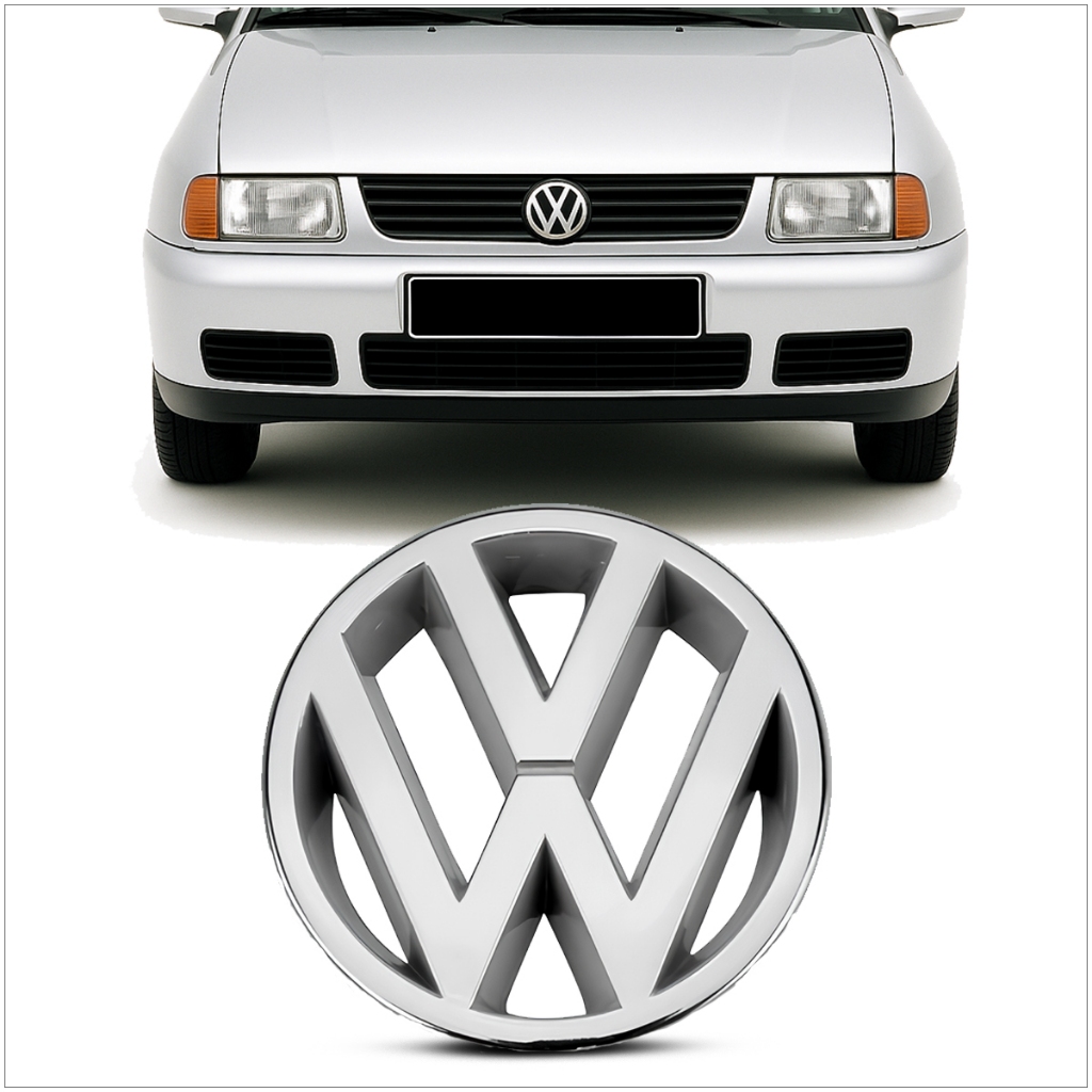 Emblema Grade  Cromado Polo Classic 1997 1998 1999 2000 200