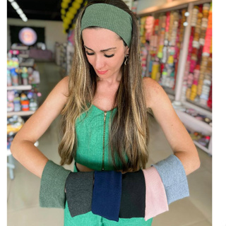 Kit 6 Faixas Tiara Para Cabelo Feminina Cores Variadas em Oferta na Shopee