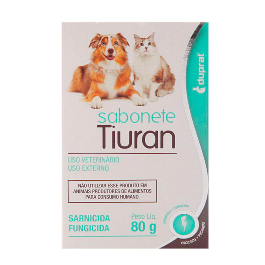 Sabonete Tiuran Sarnicida Fungicida Duprat 80g