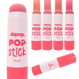 Blush Bastão Cremoso Pop Stick Dapop Efeito Natural para Bochechas com Vitamina E para Maquiagem em Oferta na Shopee