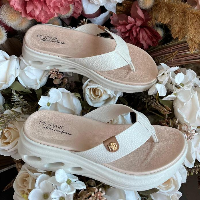 Sandália Modare Tamanco Conforto Ortopedico Feminino Esporao 7215.101 Confortavel Fashion