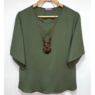 Blusa Tecido Leve LISA - Manga Morcego em Oferta na Shopee