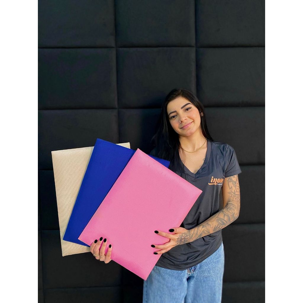 Kit Peças Cabeceira Modular Estofada  Premium Completa 40x30cm Cada Peça- ENVIO IMEDIATO