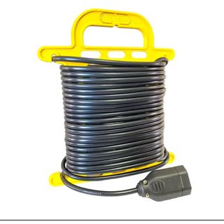 Extensão Elétrica Cabo pp 2x1.0 mm 15 metros reta 10A Bivolt com suporte