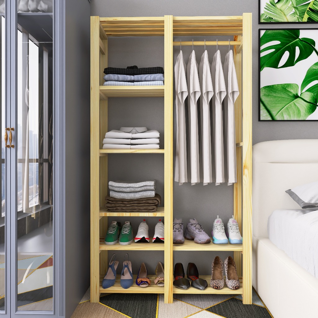 Guarda-Roupa com Estrutura de Madeira: Onde Comprar | BuscaProdutos