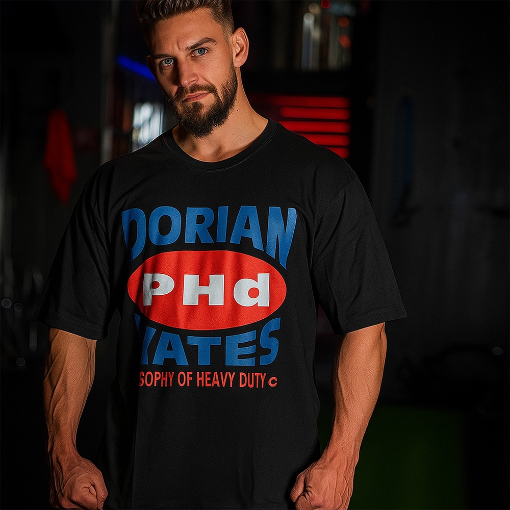 Camiseta Oversized Phd Dorian Premium Academia Confortavel Blusao De Treino Malhacao 100% Algodao
