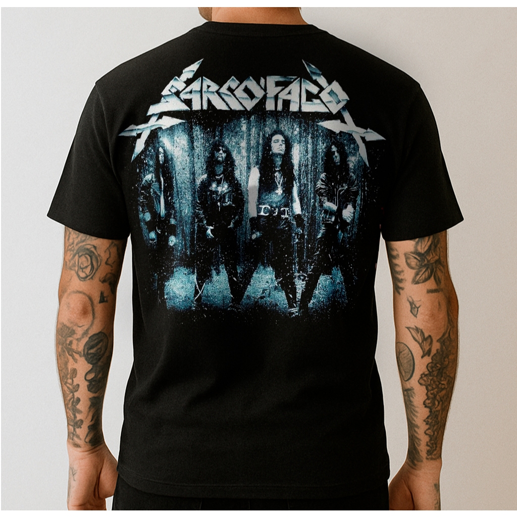 Camiseta Oficial Sarcófago - The Laws Of Scourge - Brutal Wear