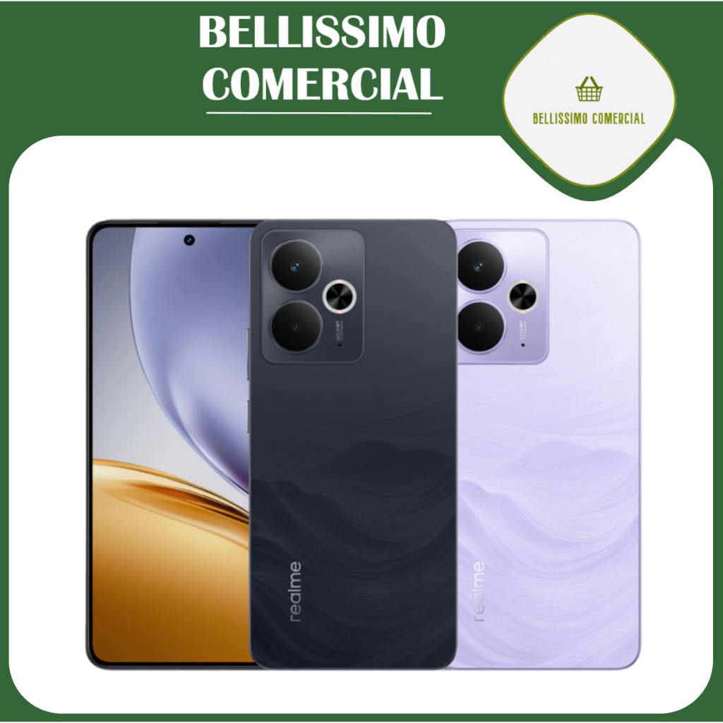 REALME 14T 5G 256GB + 8GB RAM 120 Hz CÂMERA 50MP 6000mAh NFC em Oferta na Shopee