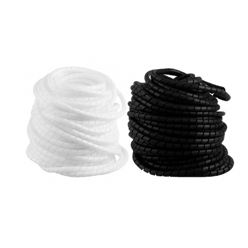 Elimine a Bagunça de Cabos Conheça o Organizador de Fios  Branco e Preto em Oferta na Shopee