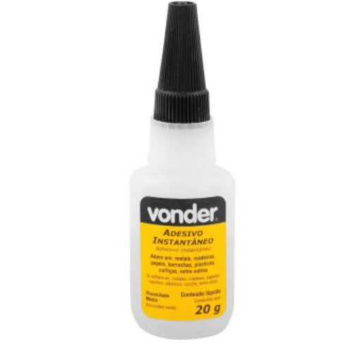 Adesivo Instantâneo Super Bonder Vonder 20G