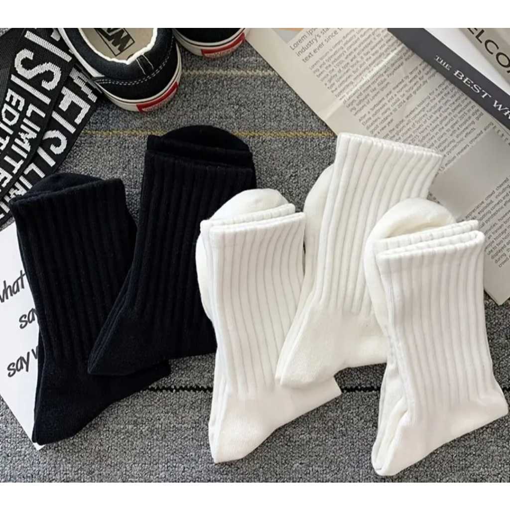 Kit de 3, 6, 12 ou 15 Pares de Meias Masculino/Feminino Cano Alto Sport. * ENVIO EM ATÉ 24 HORAS*