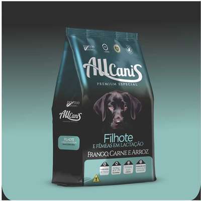 Allcanis Premium Especial Filhote/ Femêa em Lactação Frango, Carne e Arroz 15kg em Oferta na Shopee