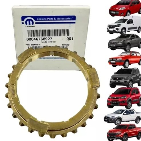 Anel Sincronizador 5 Marcha Original Fire Palio Uno Strada 46768927- Com NF e ENVIO IMEDIATO