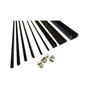 Kit Perfil Alumínio Engenharia Janela 2 folhas 1,20 Largura x 1,20 Altura Sem Vidro em Oferta na Shopee