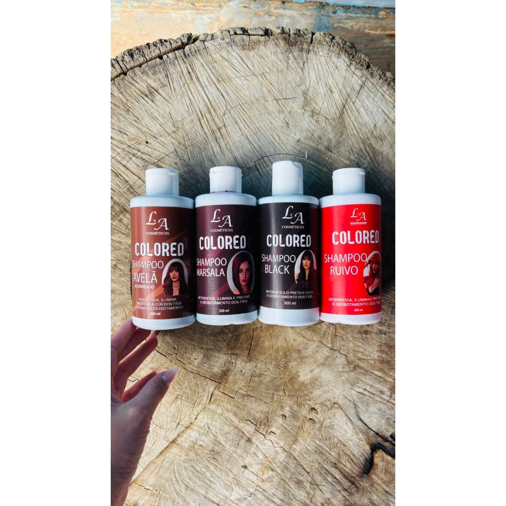 Shampoo Tonalizante Colored 100% Natural Super Indicado
