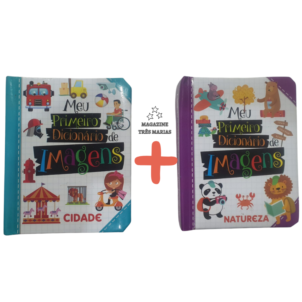 Meu Primeiro Dicionário Ilustrado  Português E Inglês  Cidade Ou Natureza - Pé Da Letra em Oferta na Shopee