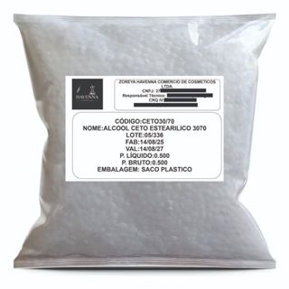 Álcool Cetoestearílico 30/70 500gr – Emulsionante e Espessante Cosmético em Oferta na Shopee