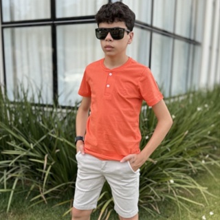 Camisa Gola Padre 100% Algodão | 2 ao 14 | Blusa infantil menino | Camiseta Portuguesa Confortável em Oferta na Shopee
