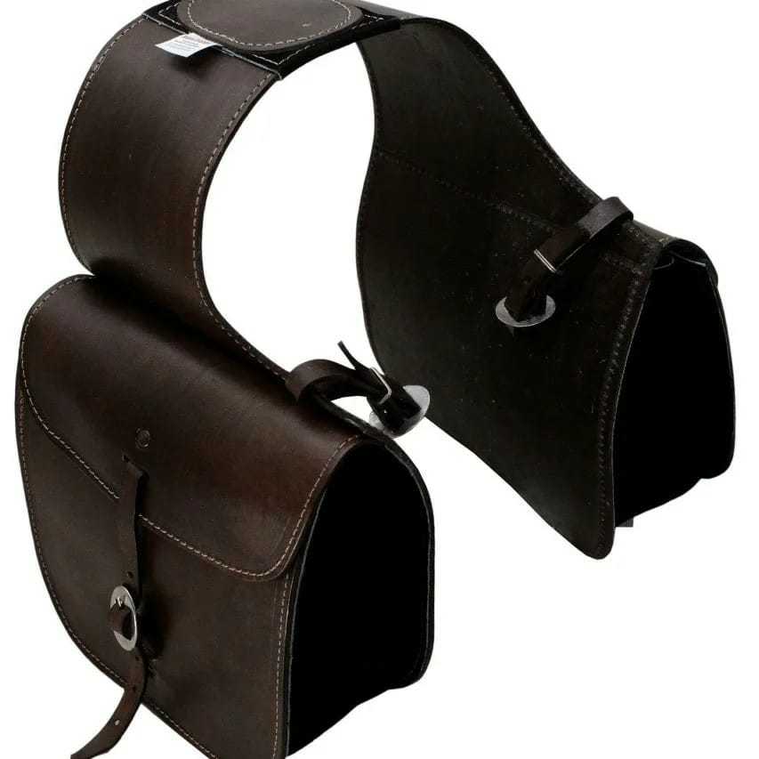 Alforge/bolsa térmico para viagem á cavalo em couro original para selas