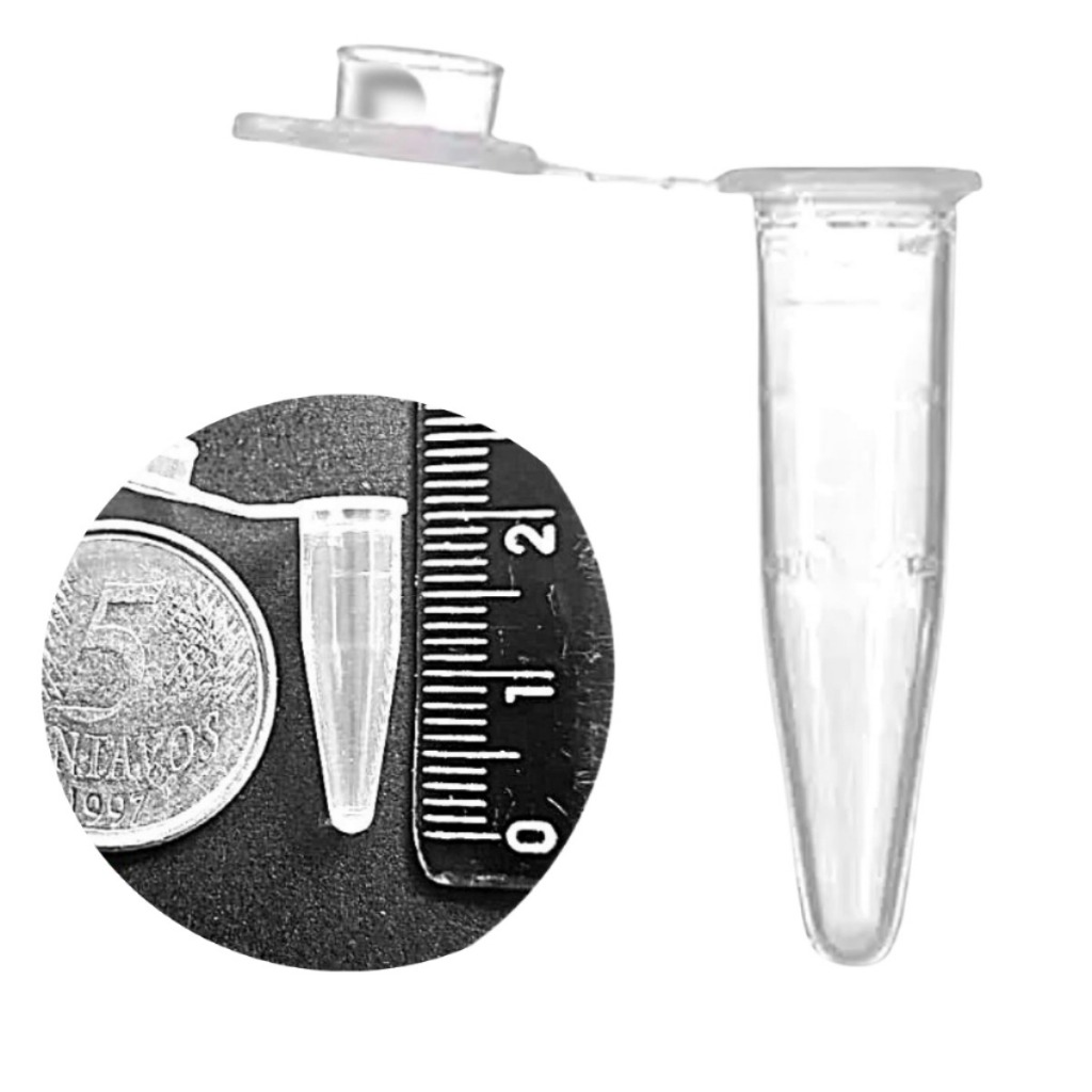Microtubo Pino Cápsula 0,2ml Pacote C/ 1.000 Unidades