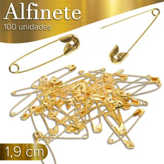 Alfinete De Segurança Ouro - 000 - Pacote Com 100 Unidades - Nybc em Oferta na Shopee