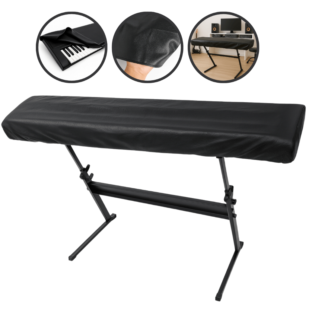 Capa Teclado  6/8 Protetora Impermeavel Forrado Yamaha, Korg, Roland Para Sobrepor Premium