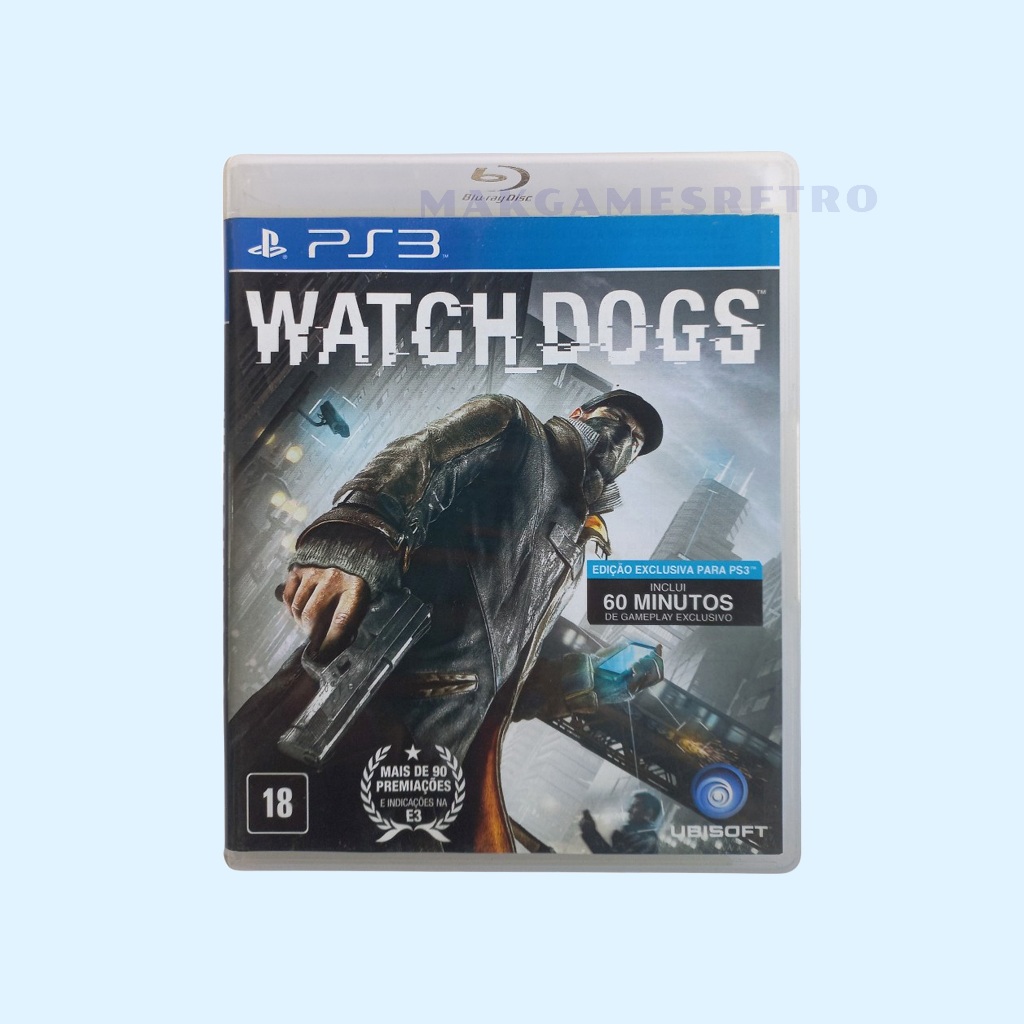 Jogo Watch Dogs Ps3 Com Encarte