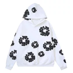 Moletom Canguru Flores de Algodão