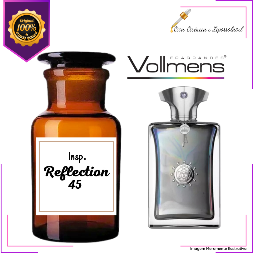 Essência Vollmens Premium Reflection Man LPV - O Toque Sofisticado da Perfumaria Importada Árabe Masculina 30ml